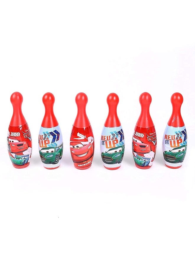 NIYANETAIL 6 Pin 1 Bowling Game Set for Kids with 6 Pin 1 Ball Sport Toys Gift for Baby Boys Girls Age 3 4 5 6 7 8.12 Years Old ABS Plastic (Car Bowling Set) - Image 3